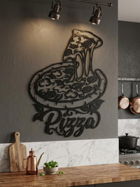 Metal Pizza Wall Art
