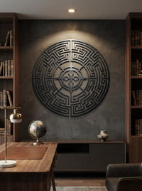 Aztec Sun Stone Wall Art
