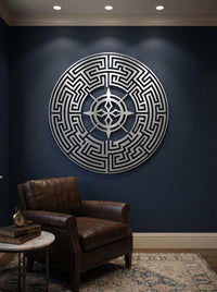 Aztec Sun Stone Wall Art