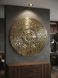 Aztec Sun Stone Wall Art