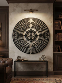 Aztec Sun Stone Wall Art