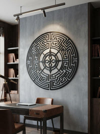 Aztec Sun Stone Wall Art