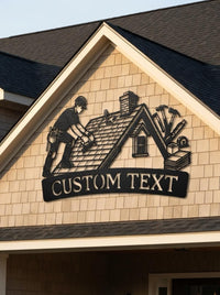 Custom Roofing Sign