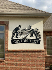 Custom Roofing Sign
