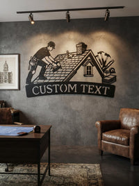 Custom Roofing Sign
