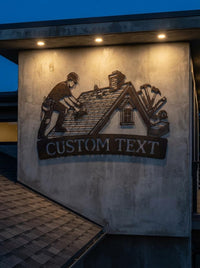 Custom Roofing Sign