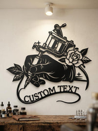 Personalized Tattoo Artist Sign