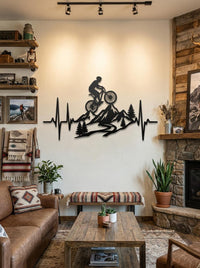 Mountain Bike Metal Wall Art