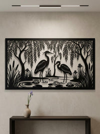 Lake House Metal Wall Art