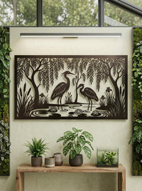 Lake House Metal Wall Art