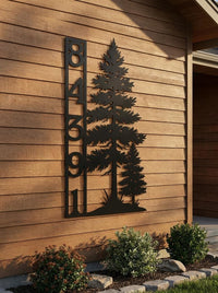 Personalized House Number Sign