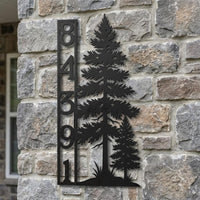 Personalized House Number Sign