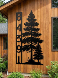 Personalized House Number Sign