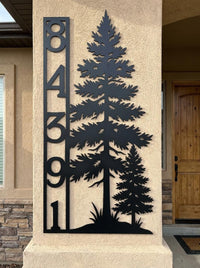 Personalized House Number Sign