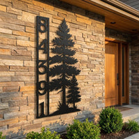 Personalized House Number Sign