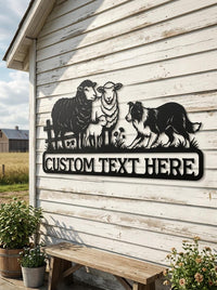 Personalized Sheep Farm Sign