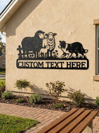 Personalized Sheep Farm Sign