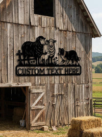 Personalized Sheep Farm Sign