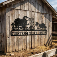 Personalized Sheep Farm Sign