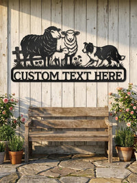 Personalized Sheep Farm Sign