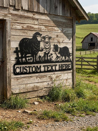 Personalized Sheep Farm Sign