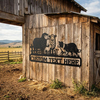 Personalized Sheep Farm Sign