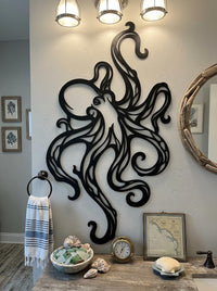 Octopus Metal Wall Decor