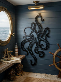 Octopus Metal Wall Decor