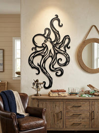 Octopus Metal Wall Decor