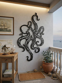 Octopus Metal Wall Decor