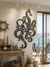 Octopus Metal Wall Decor