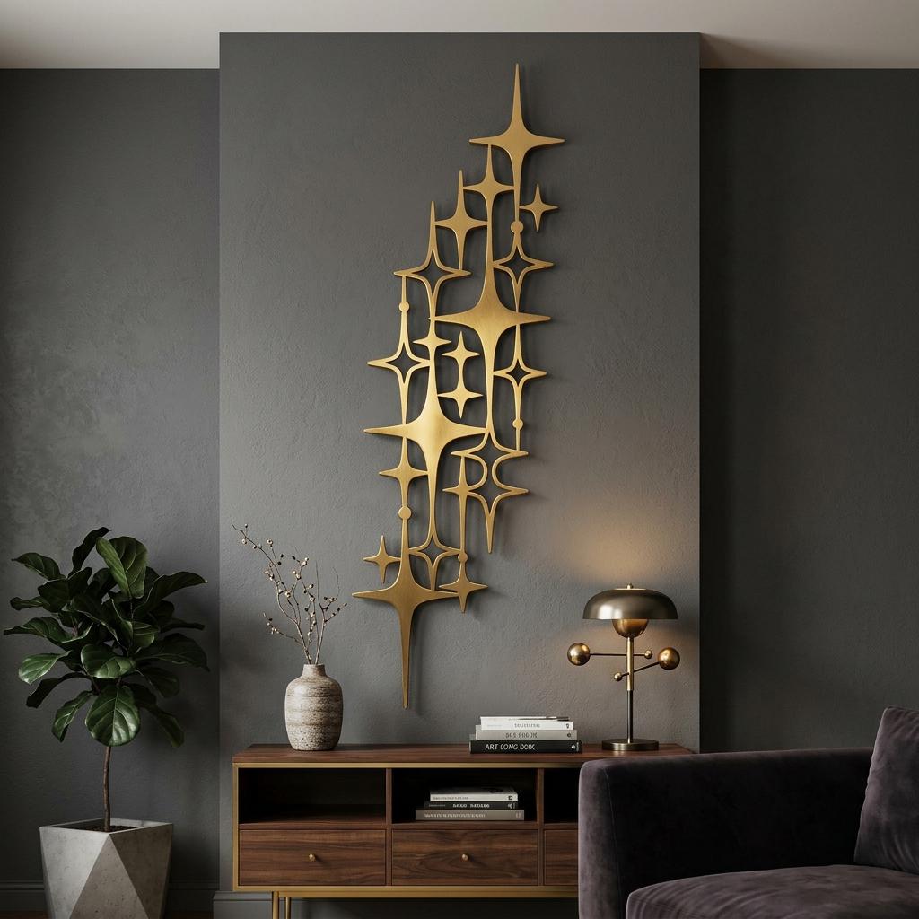 Starburst Metal Wall Art