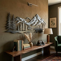 Mountain Range Metal Wall Art