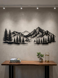 Mountain Range Metal Wall Art