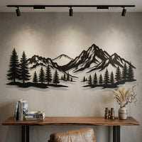 Mountain Range Metal Wall Art