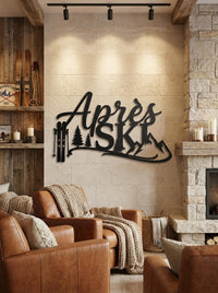 Après Ski Metal Wall Art