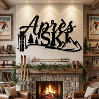 Après Ski Metal Wall Art