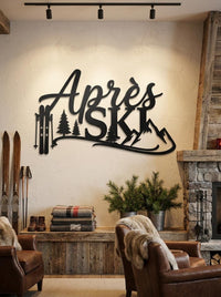 Après Ski Metal Wall Art