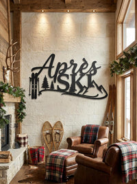 Après Ski Metal Wall Art