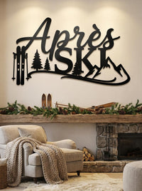 Après Ski Metal Wall Art