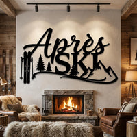 Après Ski Metal Wall Art