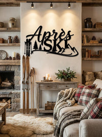 Après Ski Metal Wall Art
