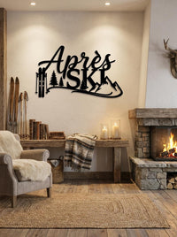 Après Ski Metal Wall Art