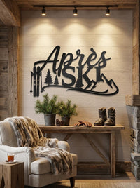 Après Ski Metal Wall Art
