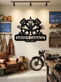Personalized Mechanic Garage Sign