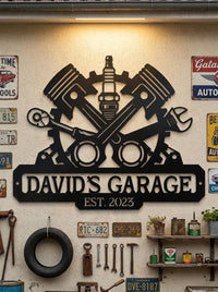 Personalized Mechanic Garage Sign