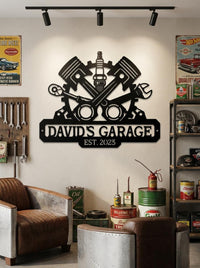 Personalized Mechanic Garage Sign