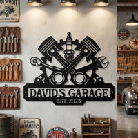 Personalized Mechanic Garage Sign