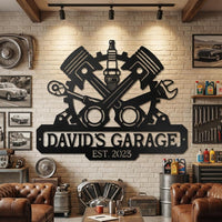 Personalized Mechanic Garage Sign