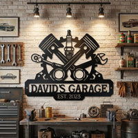 Personalized Mechanic Garage Sign